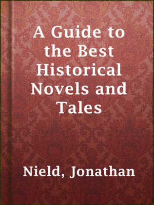 cover image of A Guide to the Best Historical Novels and Tales